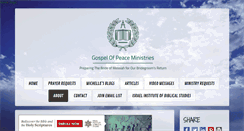 Desktop Screenshot of gospelofpeaceministries.net